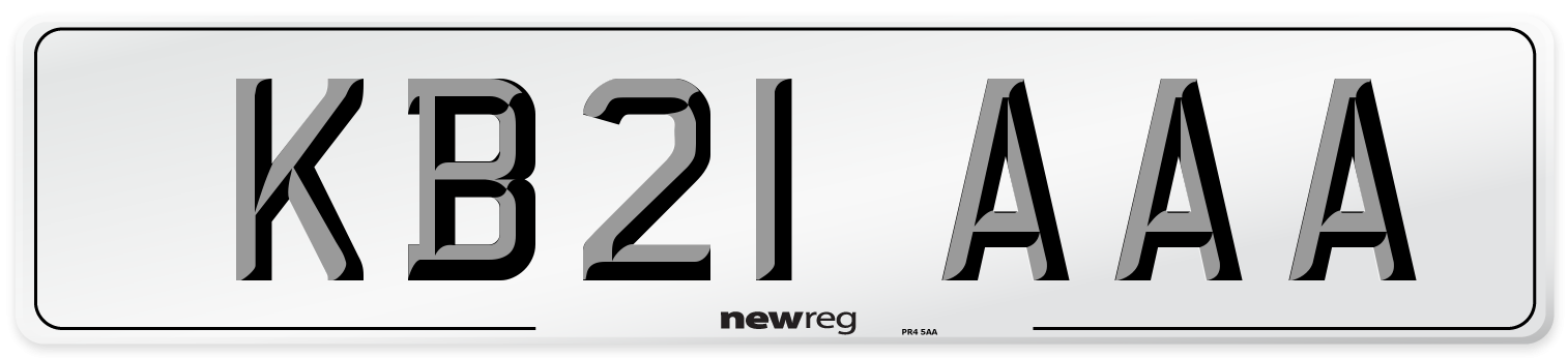 KB21 AAA Number Plate from New Reg